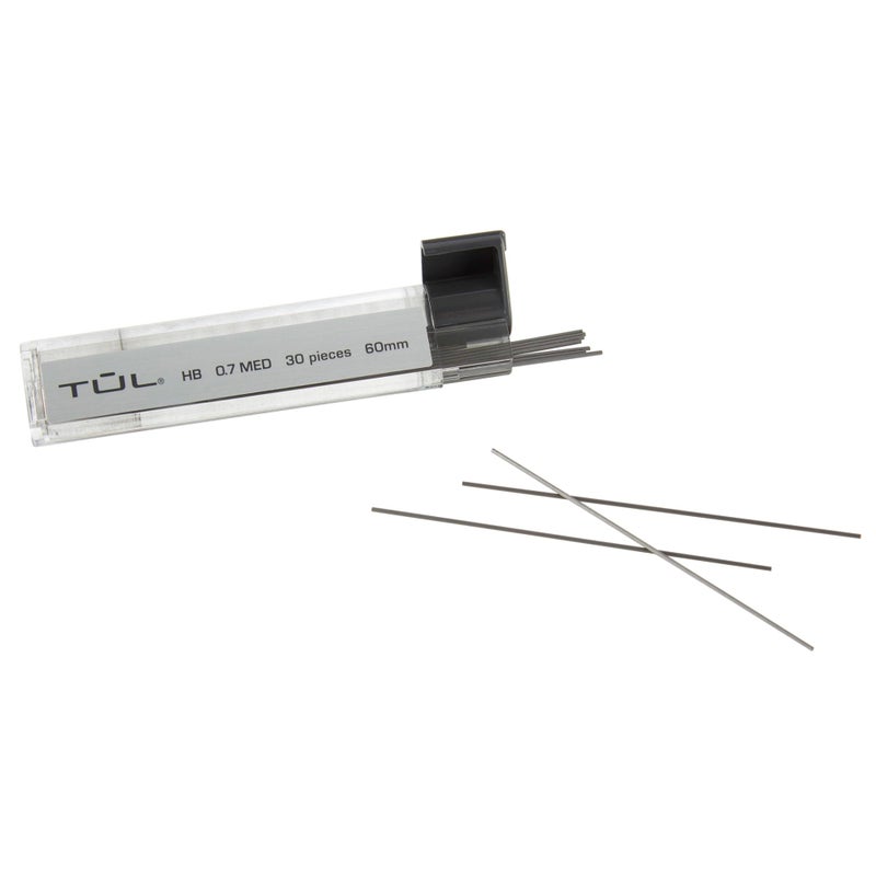 TULÂ® Lead Refills, 0.7 mm, HB Hardness, 30 Leads Per Tube, Pack Of 3 Tubes - Image 2